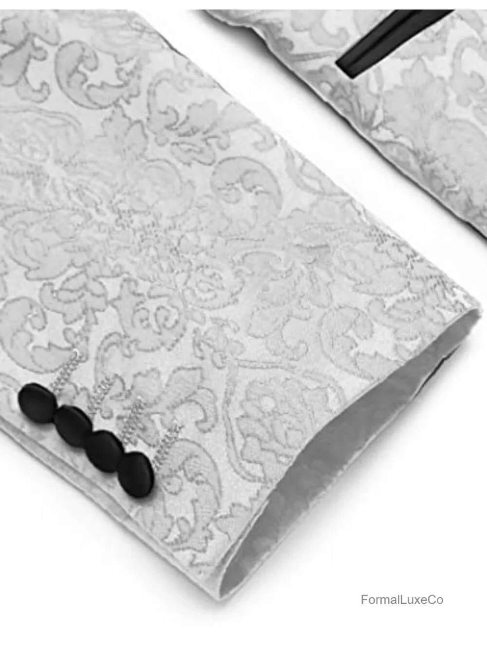 Men's Floral Tuxedo Jacket Paisley Dinner Blazer Shawl Lapel